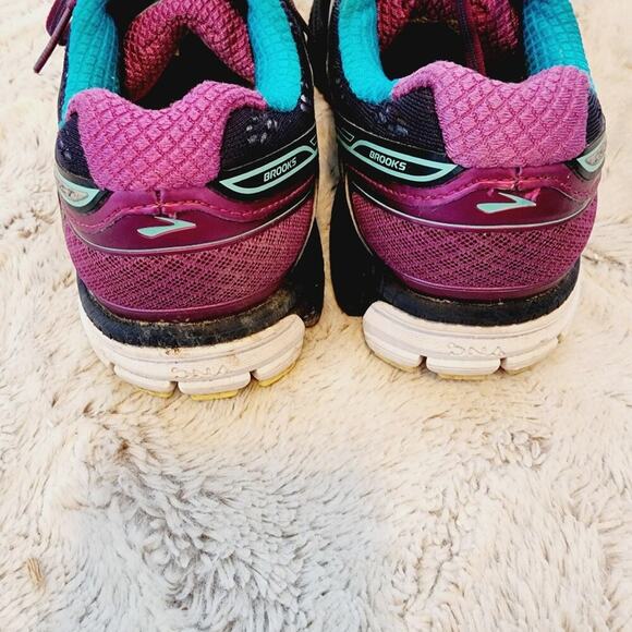 BROOKS GHOST TEAL/PURPLE ATHLETIC SHOES SIZE 8.5 - Picture 5 of 12